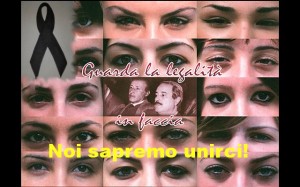 Collage di Brindisi listato a lutto