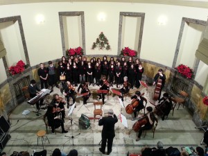 orchestra e coro al concerto di natale 2012